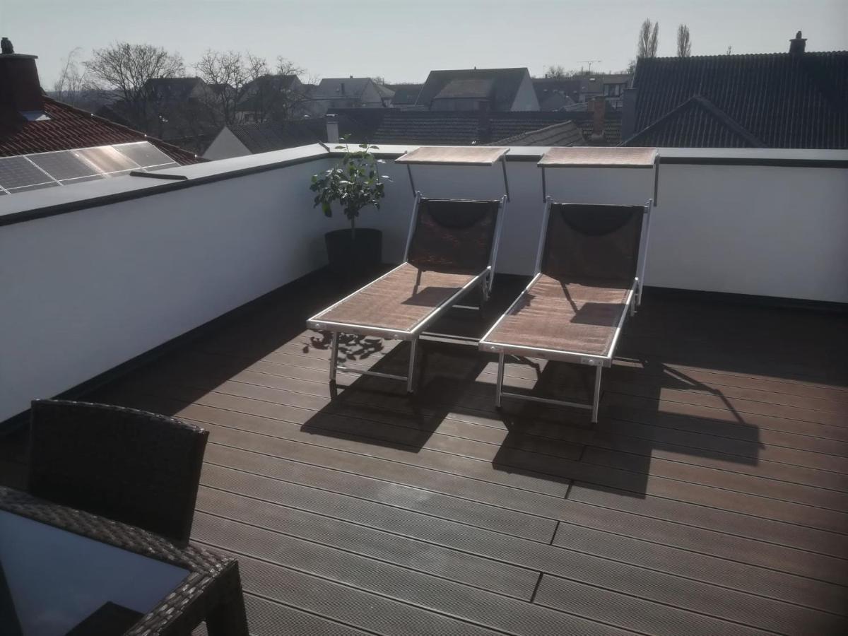 Penthouse Griemann 2 Fuer Max 4 Personen Mit Eigener Grosser Dachterrasse Zum Relaxen! Illmitz Dış mekan fotoğraf